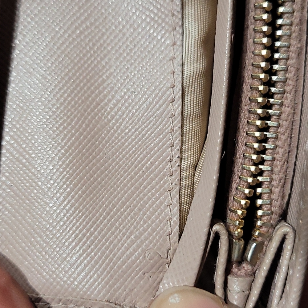 PRADA Saffiano Metal Ribbon Long Wallet beige - Picture 13 of 16